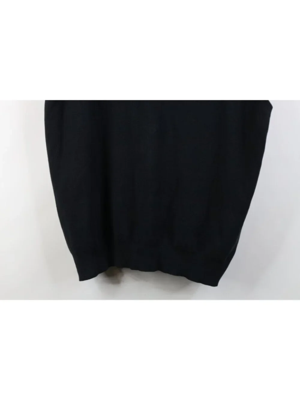 Vintage 90s Ralph Lauren Mens 2XL Faded Pima Cotton Knit Sweater Vest Black